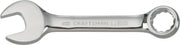 Photo of Craftsman 14mm combination wrench CMMT44116 on white background, chrome finish, open and box end.