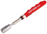 Photo of Craftsman magnetic pickup tool with red ergonomic handle, model CMMT98353, angled on white background.