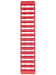Photo of Craftsman CMMT99418 red socket tray, vertical front view, showing multiple slots for tool storage.