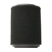 Craftsman air filter 24688 black foam cylindrical filter white background beauty shot front angle