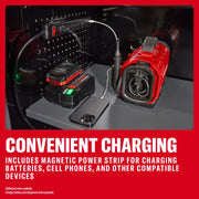 CRAFTSMAN graphics showing charging setup with SKUs 0-29-808, CMST33680WG, CMST33680RB, CMST33680BG.