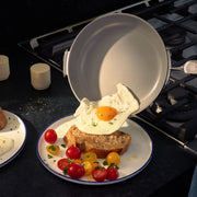 Ninja NeverQuit™ 3-Piece Ceramic Frying Pan Set in Forest Sage