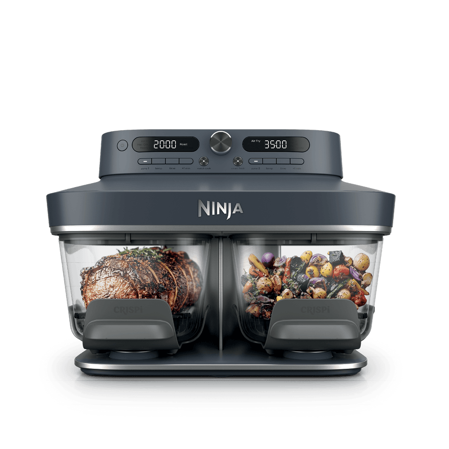 Ninja Crispi® DualZone™ Dual Basket Glass Air Fryer in Cyberspace