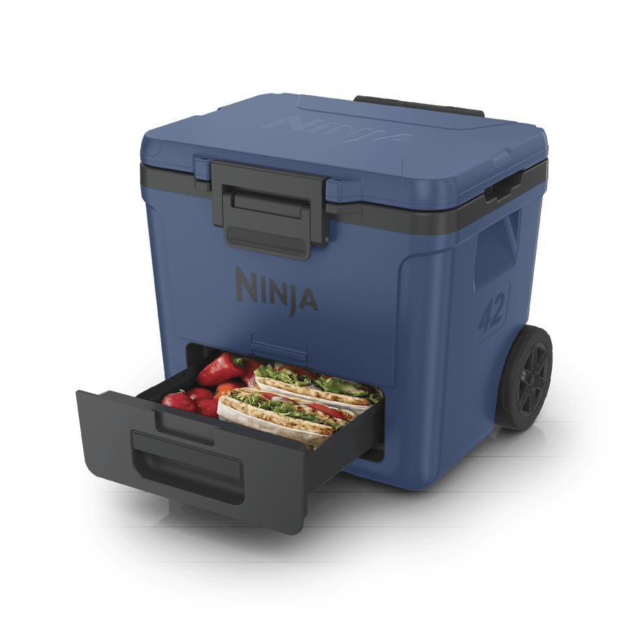 Ninja FrostVault™ 42qt Cooler with Wheels in Navy Blue