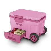 Ninja FrostVault™ 45qt Wheeled Cooler with Dry Zone in Pink