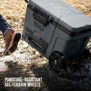 Ninja FrostVault™ 45qt Cooler with Wheels & Accessories in Charcoal Gray