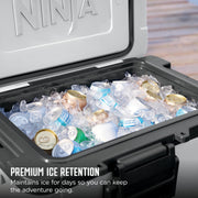 Ninja FrostVault™ 45qt Cooler with Wheels & Accessories in Charcoal Gray