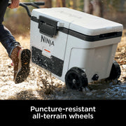 Ninja FrostVault™ 45qt Wheeled Cooler with Dry Zone in Pink