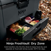 Ninja FrostVault™ 65qt Cooler with Wheels in Cloud White