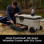 Ninja FrostVault™ 65qt Cooler with Wheels in Cloud White