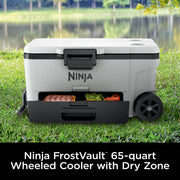 Ninja FrostVault™ 65qt Cooler with Wheels in Cloud White