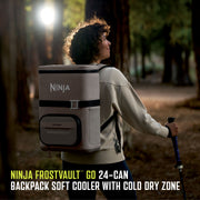 Ninja FrostVault™ 24 Can Backpack Cooler in Charcoal Gray