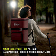 Ninja FrostVault™ 24 Can Backpack Cooler in Charcoal Gray