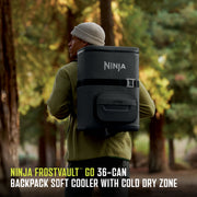 Ninja FrostVault™ 36 Can Backpack Cooler in Green