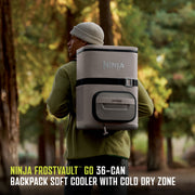 Ninja FrostVault™ 36 Can Backpack Cooler in Green