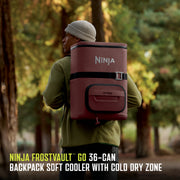 Ninja FrostVault™ 36 Can Backpack Cooler in Green