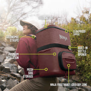 Ninja FrostVault™ 36 Can Backpack Cooler in Green