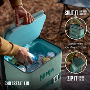 Ninja FrostVault™ 36 Can Backpack Cooler in Green