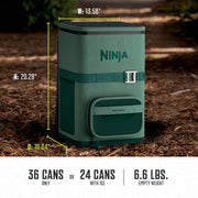 Ninja FrostVault™ 36 Can Backpack Cooler in Green