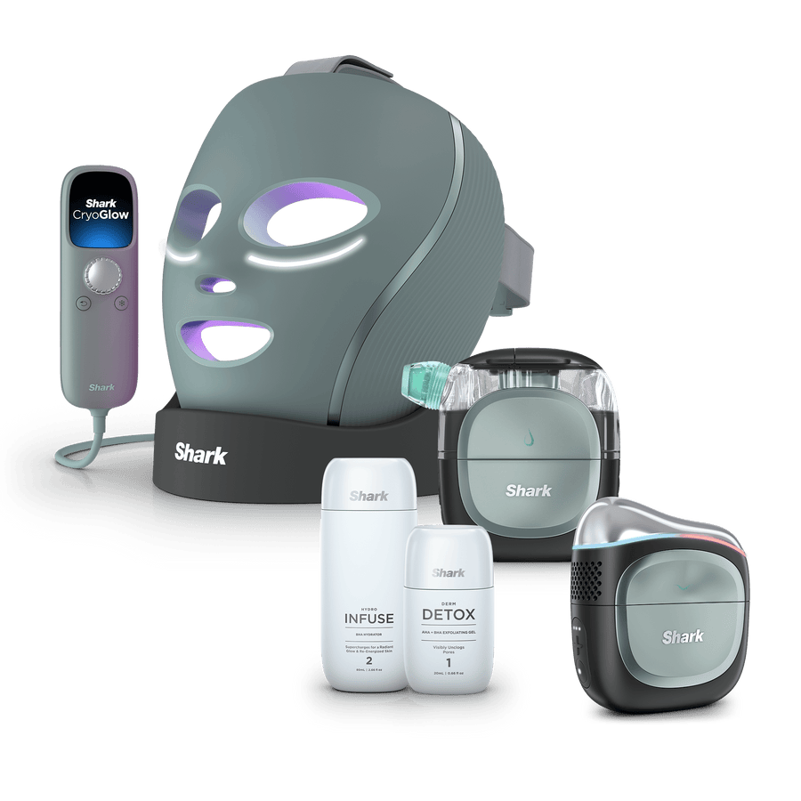 Shark CryoGlow™, FacialPro™ Glow & Depuffi™ Stand Bundle