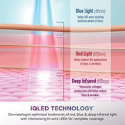 Shark CryoGlow™ LED Face Mask & Charging Stand in Starlight Dream