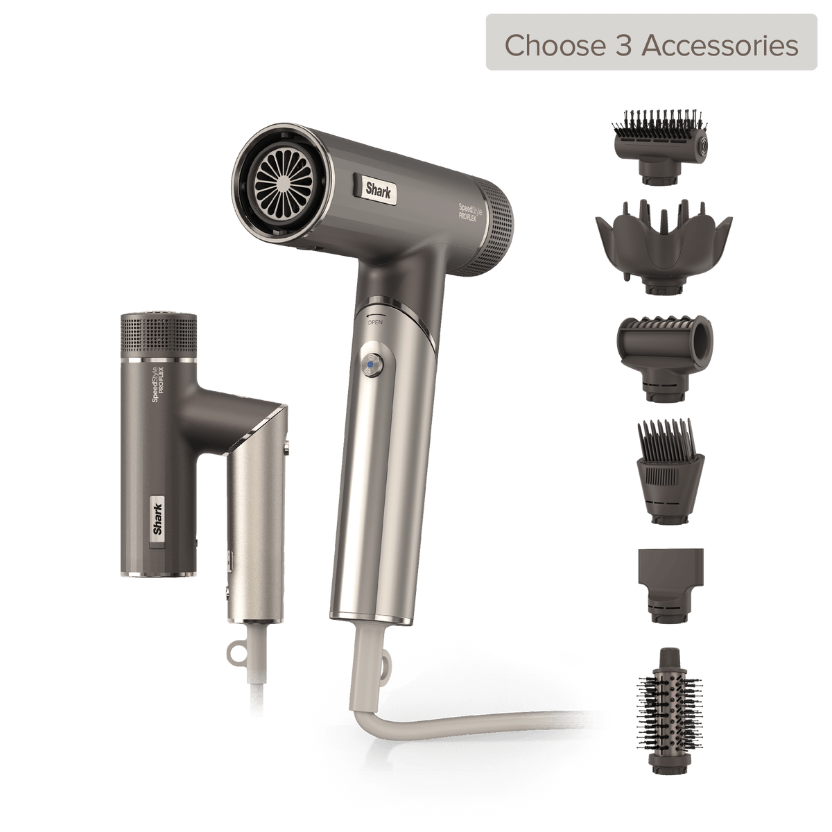 Build Your Own Shark SpeedStyle™ Pro Flex Hair Dryer in Mocha