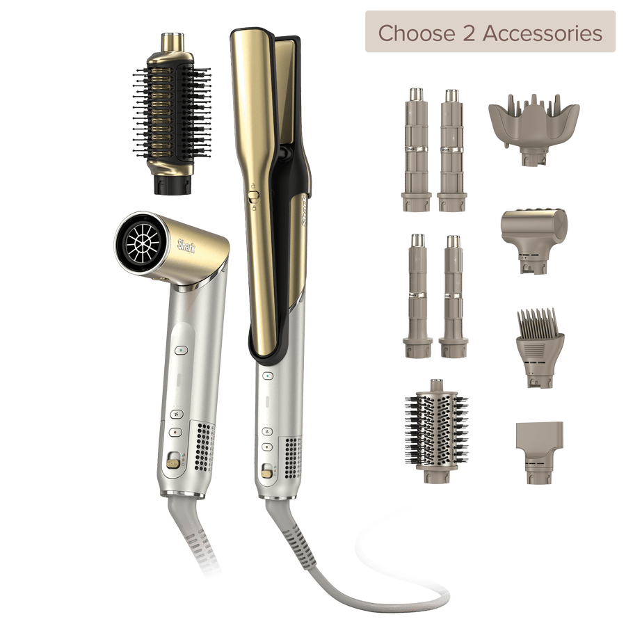 Shark Glam™ Build Your Own Air Styler & Straightener in Gold
