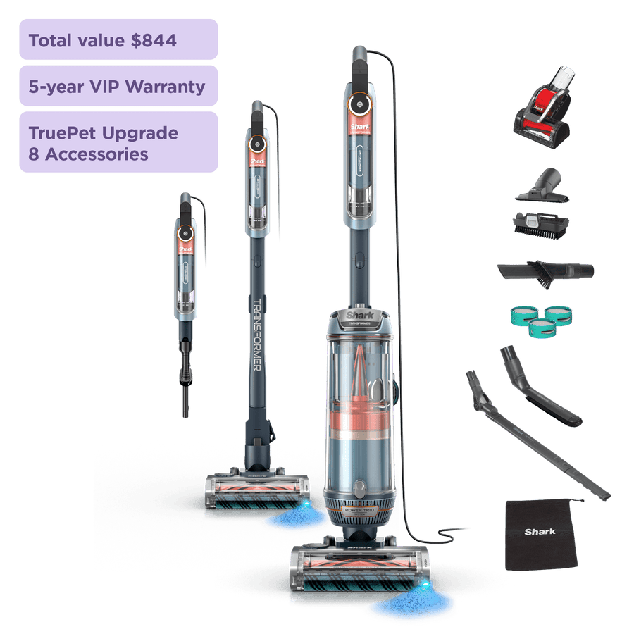 Shark® PowerDetect Transformer™ Upright Vacuum with TruePet Attachments