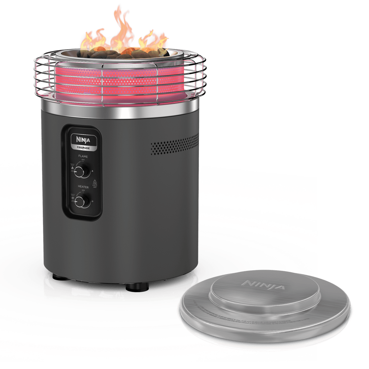 Ninja™ Fireside360™ Fire Pit and Outdoor Heater with Top Cover