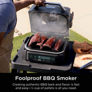 Ninja Woodfire Outdoor Grill and Smoker Stand Bundle