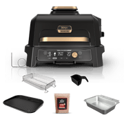 Ninja Woodfire Premium XL BBQ Grill in Green and Gold