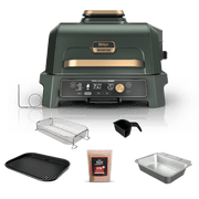 Ninja Woodfire Premium XL BBQ Grill in Green and Gold