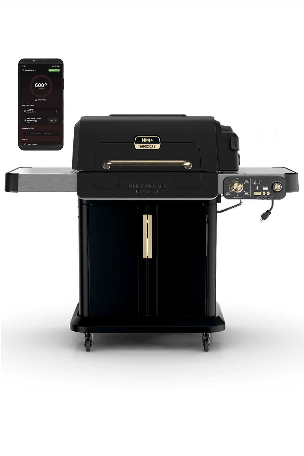 Ninja™ FlexFlame™ Grill with ProConnect™ Essential Bundle
