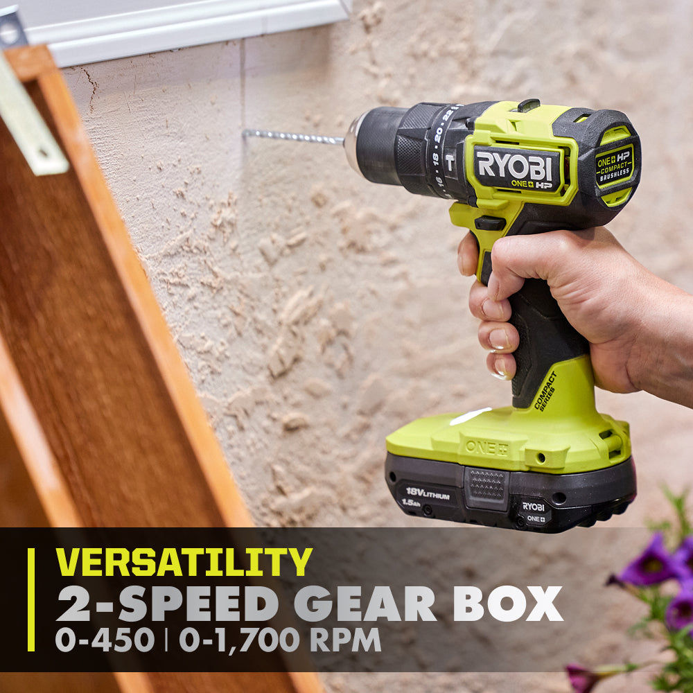 18V ONE+ HP Compact Brushless 1/2" Hammer Drill