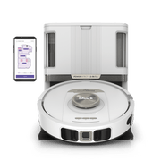Shark PowerDetect™ 2-in-1 Robot Vacuum and Mop with NeverTouch™ Pro Base (White)