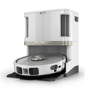 Shark PowerDetect™ 2-in-1 Robot Vacuum and Mop with NeverTouch™ Pro Base (White)