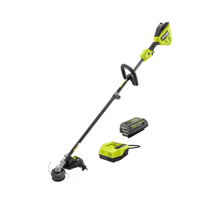 40V HP BRUSHLESS 16" CARBON FIBER SHAFT STRING TRIMMER KIT image 1