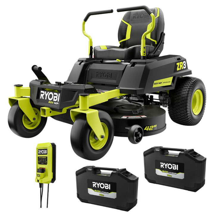 ZR3 80V HP Brushless 42" Zero Turn Riding Mower Kit