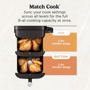 Ninja DoubleStack™ 8-QT Double Basket Air Fryer