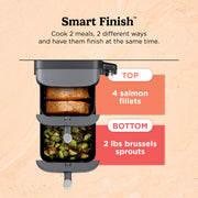 Ninja DoubleStack™ 10-QT Double Air Fryer in Stone Gold