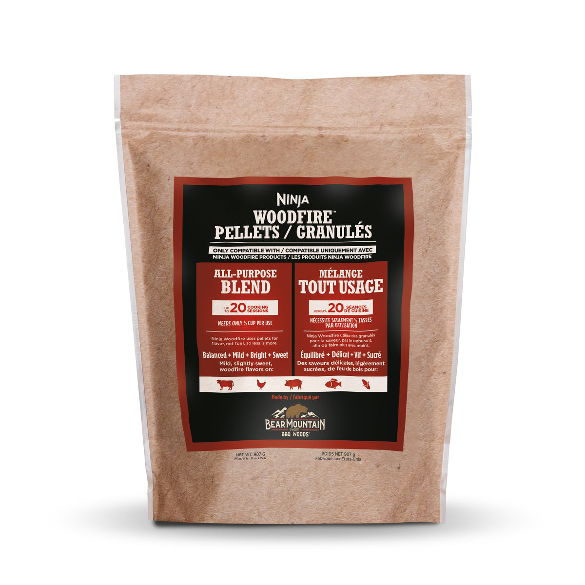 Ninja Woodfire™ Pellets, All-Purpose Blend, 2-lb Bag