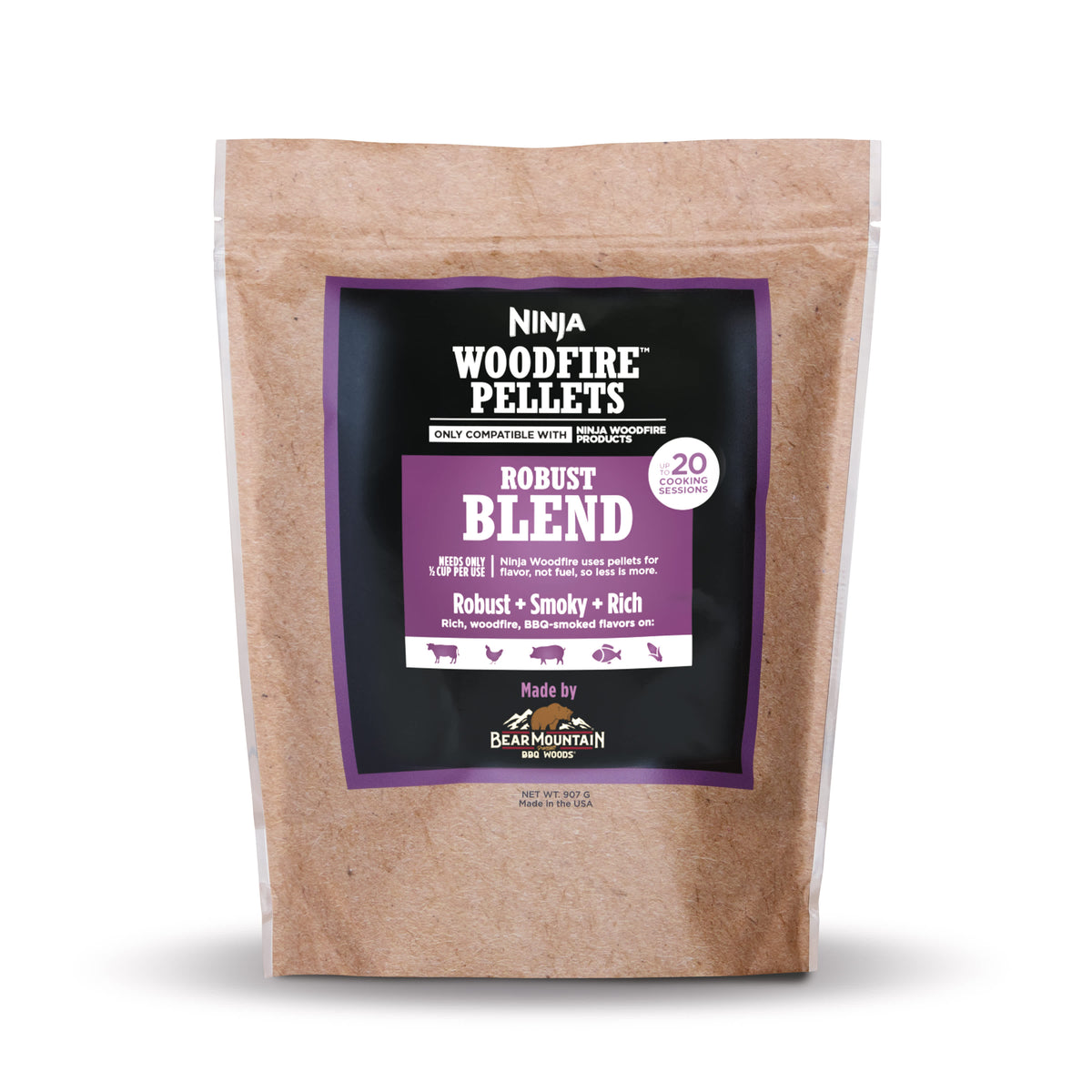 Ninja Woodfire™ Pellets, Robust Blend, 2-lb Bag