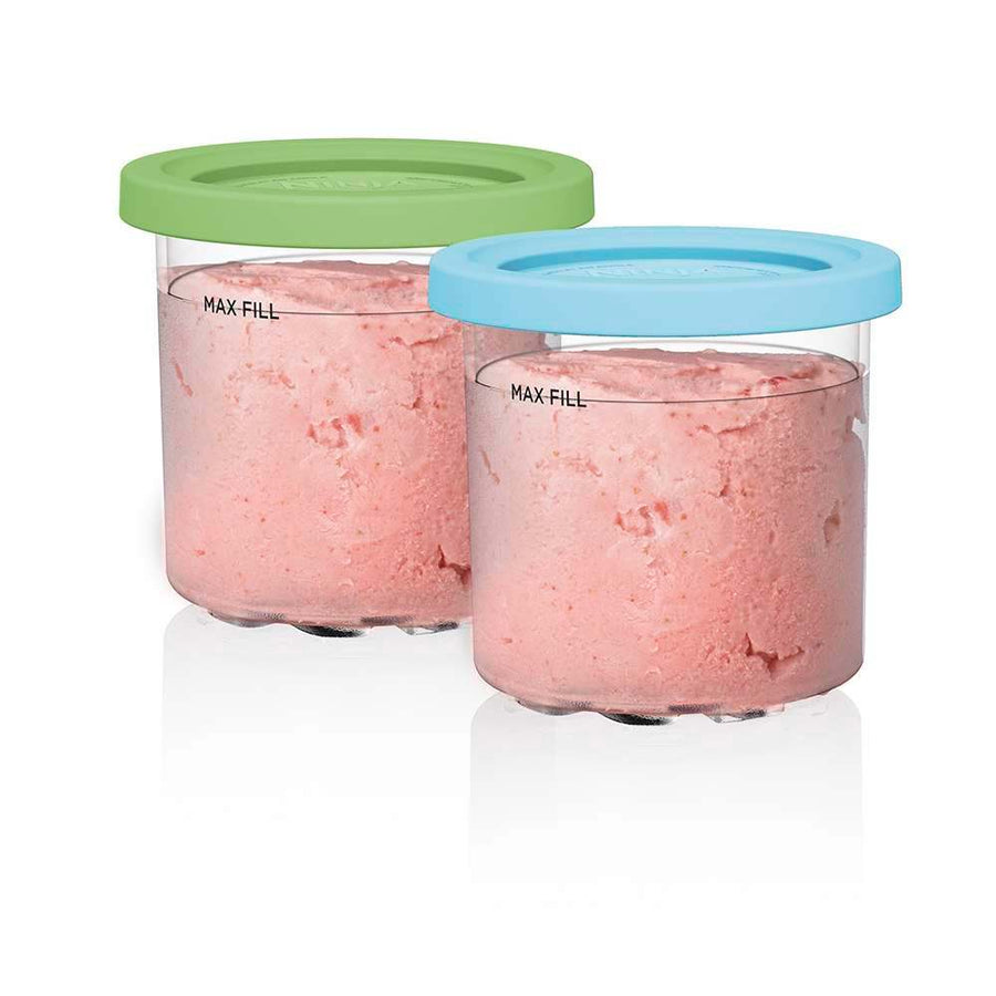 Ninja® CREAMi® Pints 2 Pack, Compatible with NC299AMZ, NC300s & NC350s Series CREAMi® Ice Cream Makers