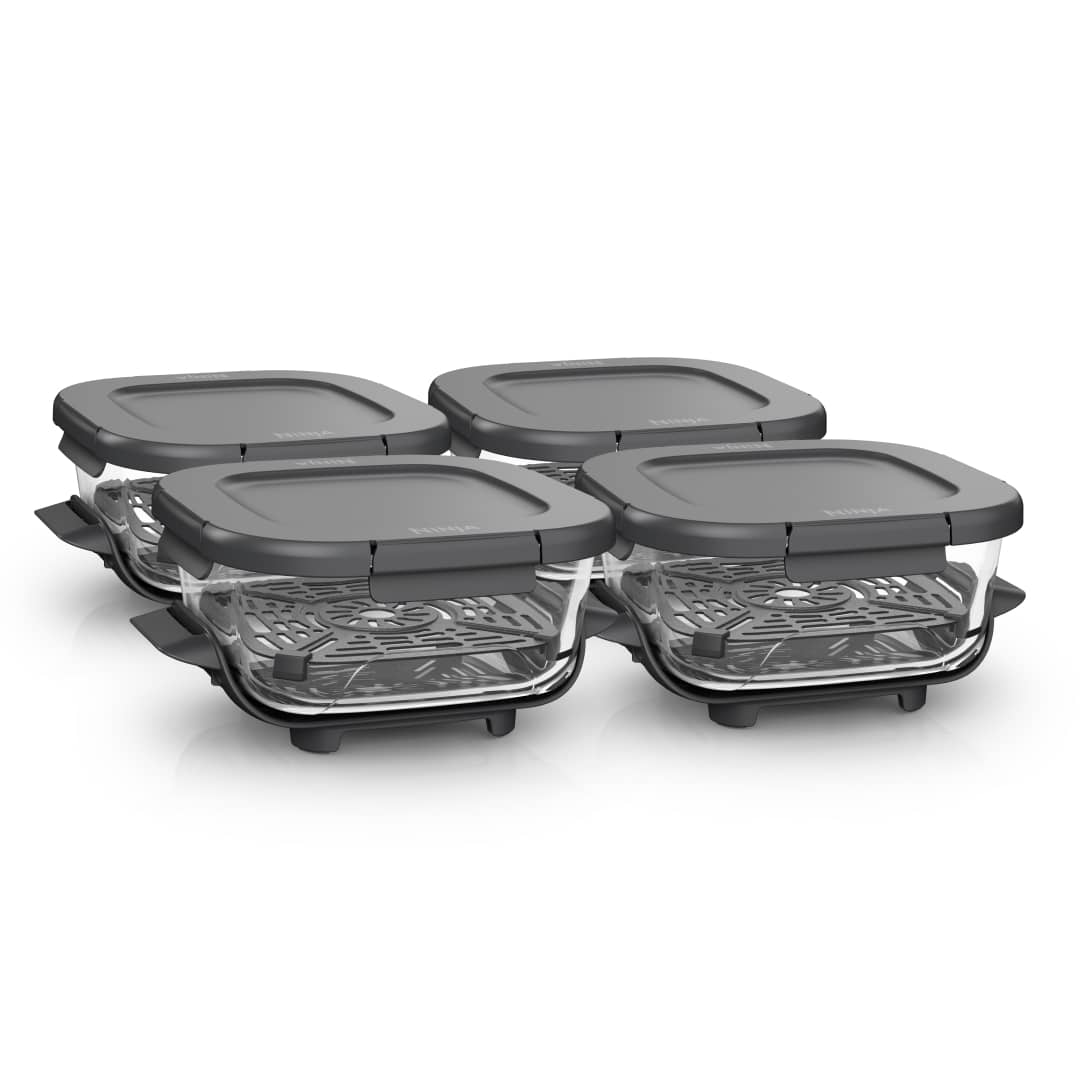 Ninja® 6-Cup CleanCrisp™ Glass Container 4-PK Bundle