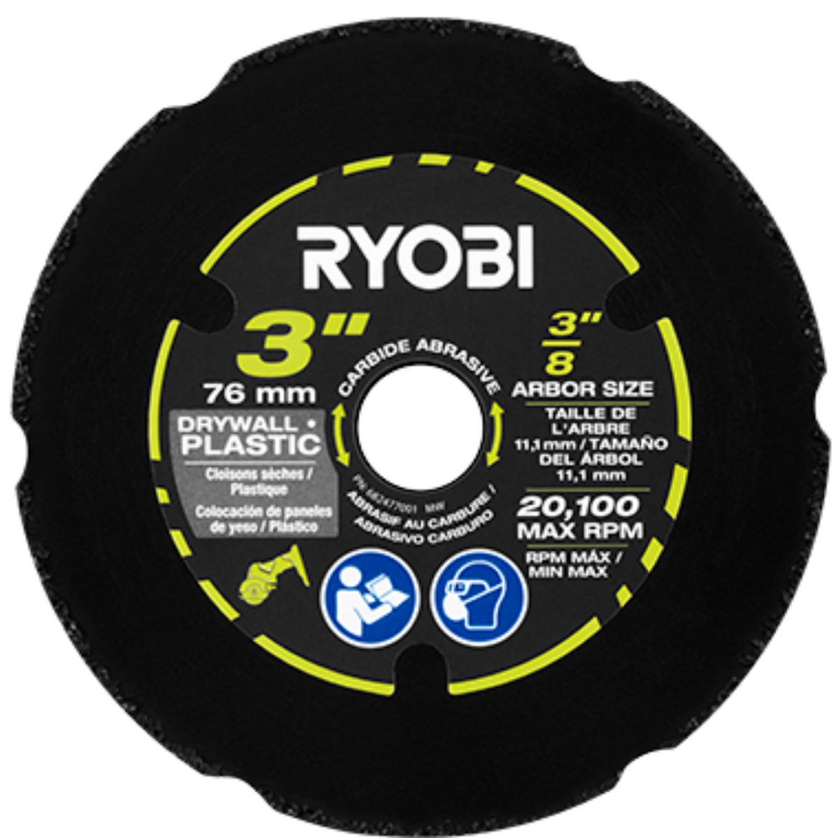 3 " Multi-Material Cut-Off Wheel Set (3-Pack) Image 4