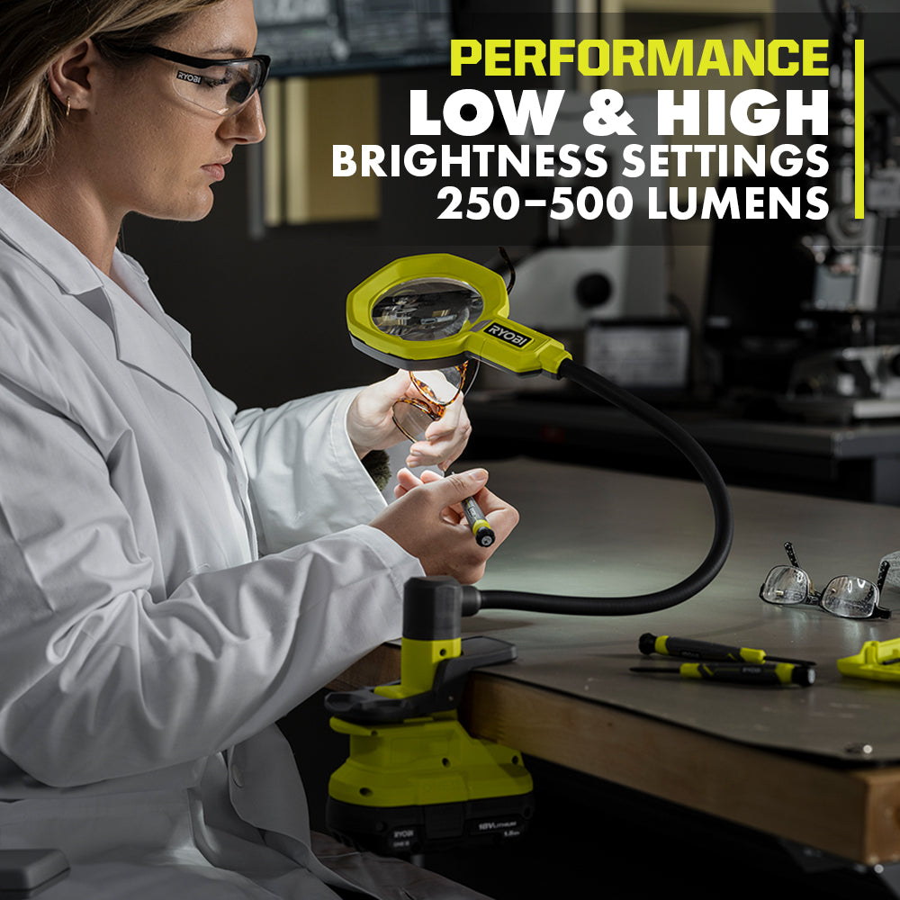 ONE+ 18V Magnifying Clamp Light Kit  Image 3