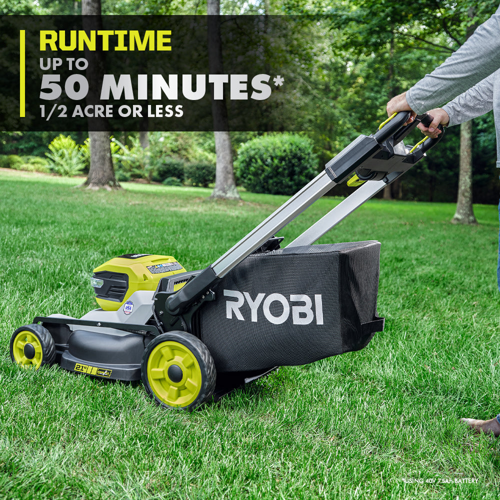 40V HP BRUSHLESS 21" MULTI-BLADE PUSH MOWER KIT Image 6
