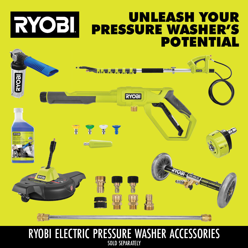 BRUSHLESS 2500 PSI ELECTRIC PRESSURE WASHER WITH FREE 12" 2300 PSI SURFACE CLEANER Image 8