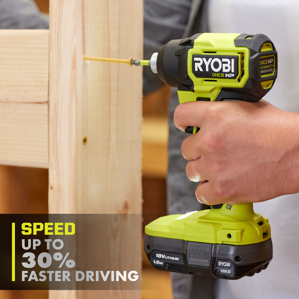 18V ONE+ HP COMPACT BRUSHLESS 1/4" HEX IMPACT DRIVER Image 6