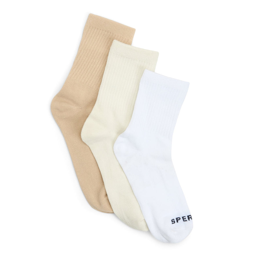 Ladies 3-Pack Short Crew Socks image 1